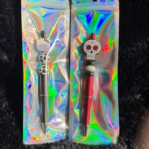 Fun Cow and Skull Novelty Pens